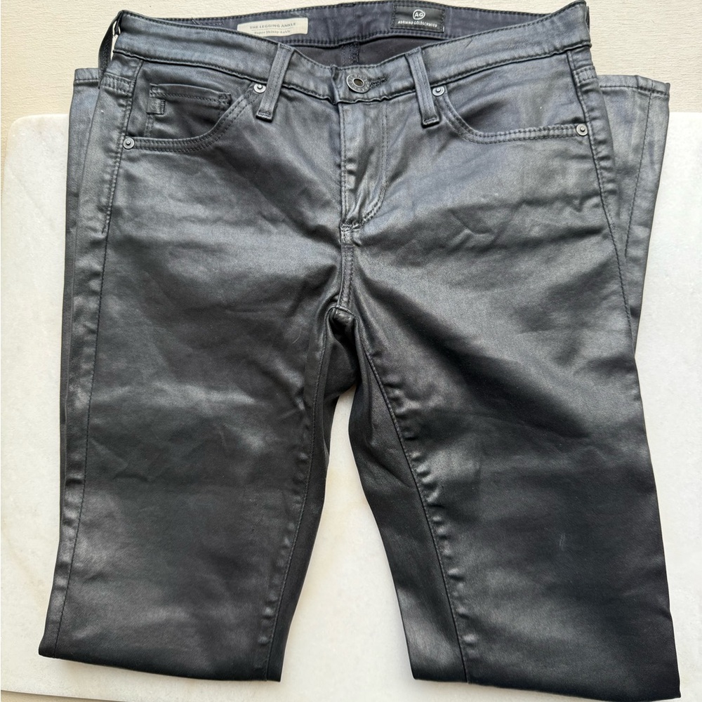 Ag Adriano Goldschmied Pleather Jeans